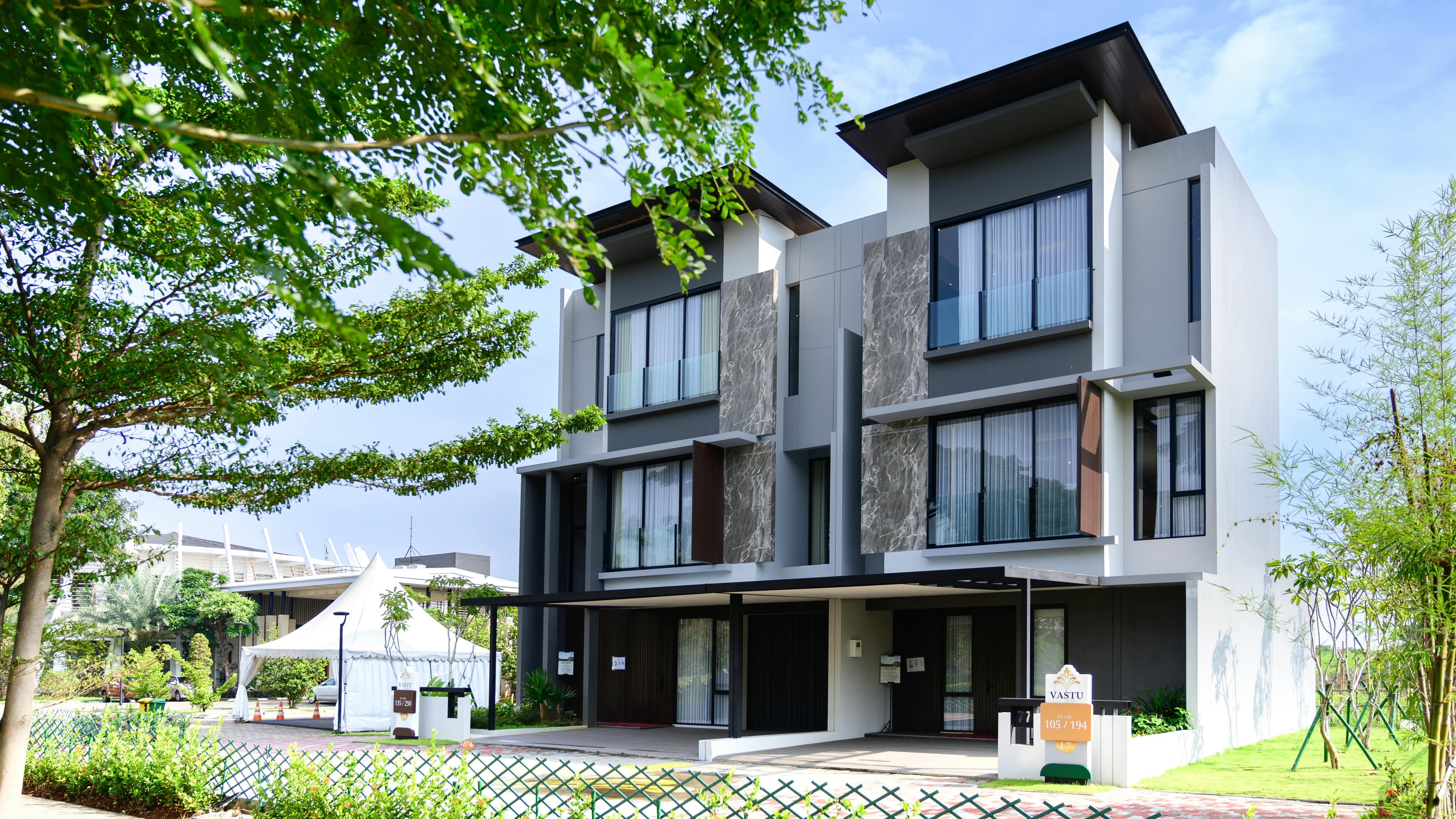 Rumah modern hasil pembangunan GBM